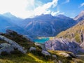 Cornisello Lakes, Dolomites, north Italy Royalty Free Stock Photo