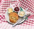 Cornish clotted cream tea