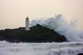 Cornish coast gets battered by storms