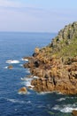 Cornish Coast Lands End Royalty Free Stock Photo