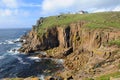 Cornish Coast Lands End Royalty Free Stock Photo