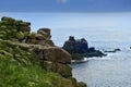 Cornish Coast Lands End UK Royalty Free Stock Photo