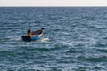 Cornish Fisherman Heading Out To sea Royalty Free Stock Photo