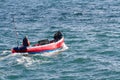 Cornish Fisherman Heading Out To sea Royalty Free Stock Photo