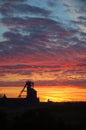 Cornish mine at dawn