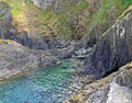 Cornish rock pool Royalty Free Stock Photo