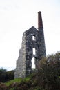 Cornish Tin Mine ruins - Cornwall, England Royalty Free Stock Photo