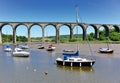 Cornish viaduct in St Germans Royalty Free Stock Photo