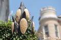 Cornstalk Fence in the French Quarter of New Orleans with Background Blur