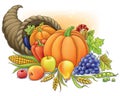 Cornucopia Royalty Free Stock Photo