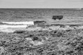 Cornwall England - view over the amazing landcape at the coastline