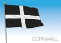 Cornwall flag, United Kingdom