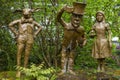 Alice in Wonderland Statue at Trago Mills in Cornwall, UK Royalty Free Stock Photo