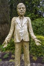Chris Patten Statue at Trago Mills in Cornwall, UK Royalty Free Stock Photo