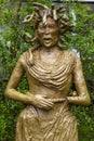 Medusa Statue at Trago Mills in Cornwall, UK Royalty Free Stock Photo