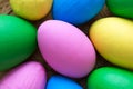 Coroful easter eggs background Royalty Free Stock Photo
