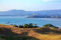 Coromandel Harbour, New Zealand, with fishing boats