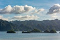 Coron is an island located in the Sulu Sea. North of the province of Palawan, Philippines. Royalty Free Stock Photo
