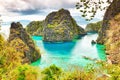 Coron lagoon Royalty Free Stock Photo