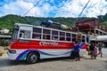 Bus station in Coron Island, Philippines