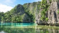 Coron Philippines Sea and Lime Stone Rock