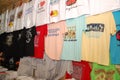 Coron souvenir and gift shop shirt display in Coron, Palawan, Philippines