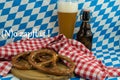 Corona beer bretzel