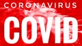 Corona Coronavirus Covid-19 Desease Outbreak Covid Header Background Abstract Illustration Royalty Free Stock Photo