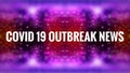 Corona Coronavirus Covid-19 Desease Outbreak Covid Header Background Abstract Illustration Royalty Free Stock Photo