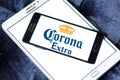 Corona extra beer logo Royalty Free Stock Photo