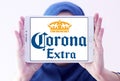 Corona extra beer logo Royalty Free Stock Photo