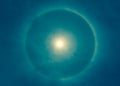 Corona, ring around sun Royalty Free Stock Photo