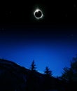 Corona of Sun Eclips 2006 Royalty Free Stock Photo
