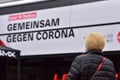 Corona test bus `Together against Corona` from the state of Upper Austria