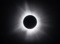 The Corona Total Solar Eclipse - April 8, 2024, Waterville, Quebec, Canada Royalty Free Stock Photo
