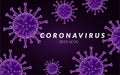 Corona virus background template