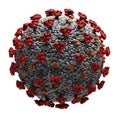 Corona Virus Coronavirus Epedemic Pandemic Covid-19 Concept. 3d render illustration Royalty Free Stock Photo