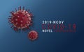 Corona Virus covid-19 3D illustration Royalty Free Stock Photo