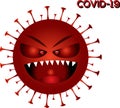 Corona virus COVID-19 microscopic virus corona virus disease 3d illustration india china asia world