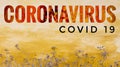 Corona Virus Covid-19 Outbreak Alert Header Royalty Free Stock Photo