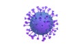 Corona virus COVID-19 virus SARS-CoV-2 concept - Coronavirus influenza background - pandemic Royalty Free Stock Photo