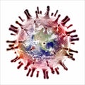 Corona virus covid -19 world look like corona virus symbol