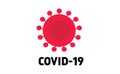 Corona virus icon vector image
