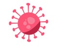 Corona virus or Illustrated Image