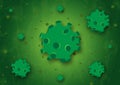 Corona Virus illustration background design Royalty Free Stock Photo
