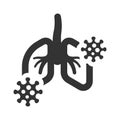 Corona Virus Infection Icon