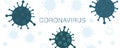 Corona virus microbe vector. Corona virus sign outbreak