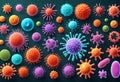 corona virus Microorganisms in Stunning 3D Rendered Illustration