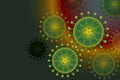 Corona virus organism infection spread easy
