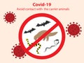 Corona virus outbreak.Covid-19 Official name.